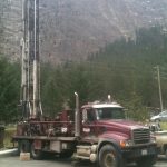 Hydro Electric Dam - Drilling Truck