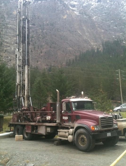 Hydro Electric Dam - Drilling Truck